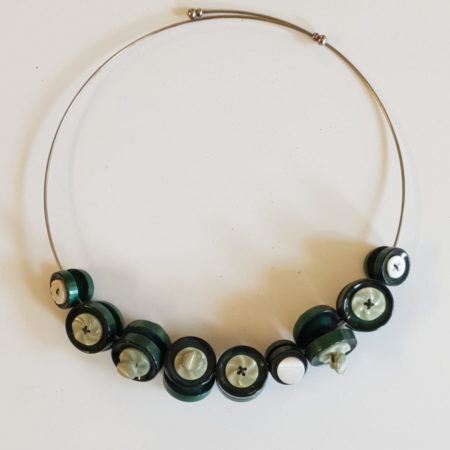 tour de cou vert émeraude