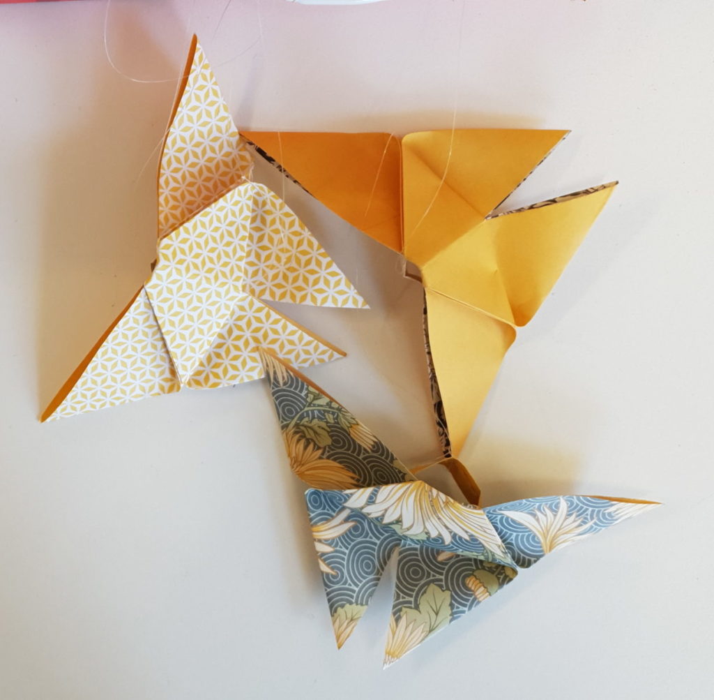 mobile origami, détails