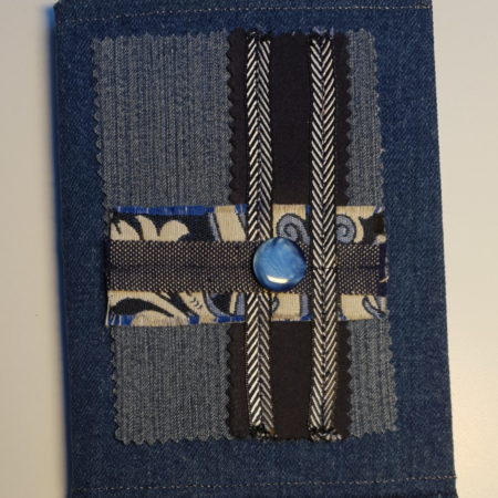 Carnet avec housse amovible, jeans