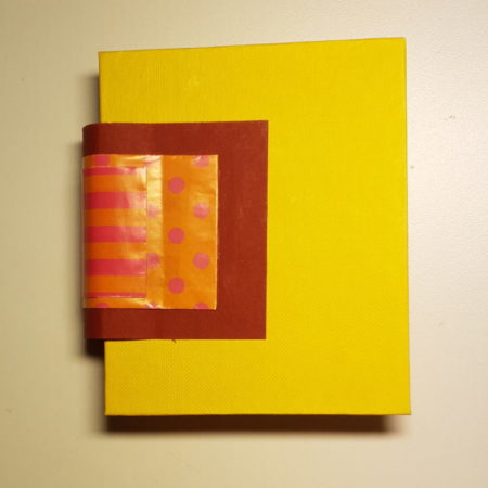 Mini album photos, jaune