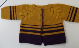 veste bébé détail