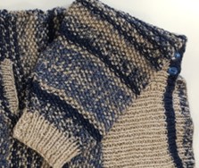 pull à poches détail manche