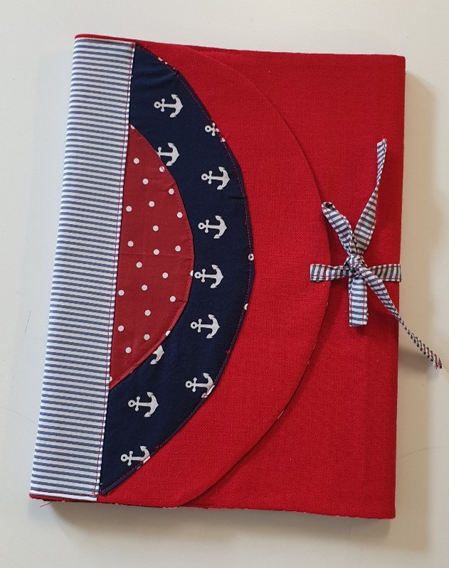 housse pour cahier rouge