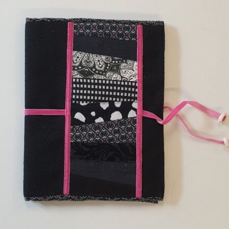 housse pour cahier noire