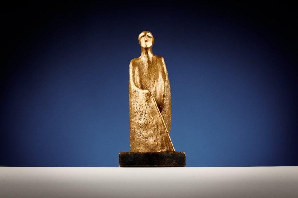 Statuette du prix de la Canne blanche